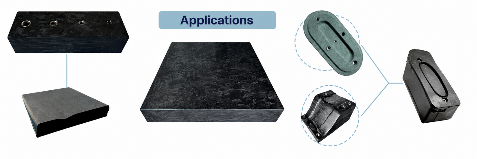C-Block tooling material applications including moulds, inserts, hard points and complex composite tooling geometries