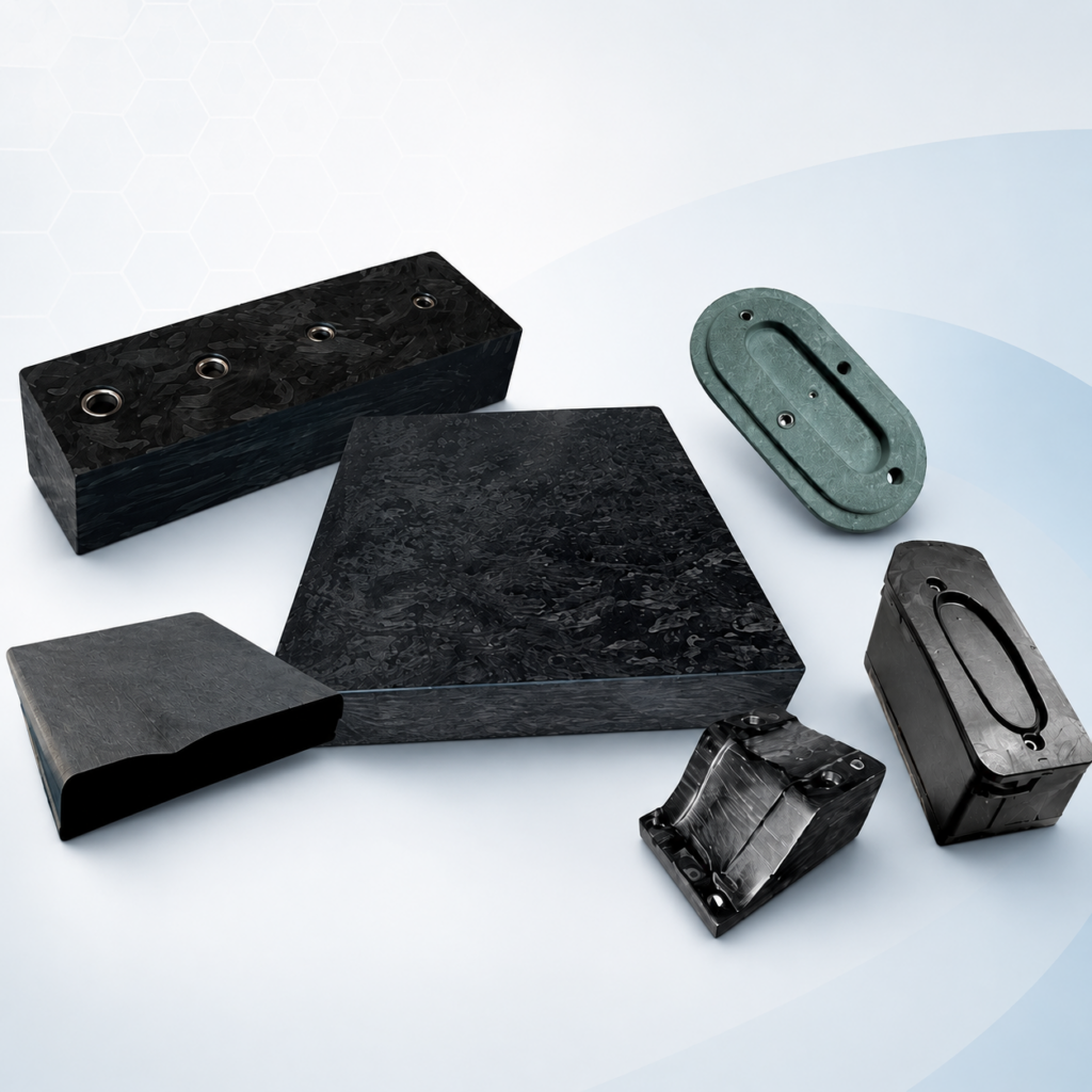 High-performance carbon epoxy C-Block material engineered for tooling applications